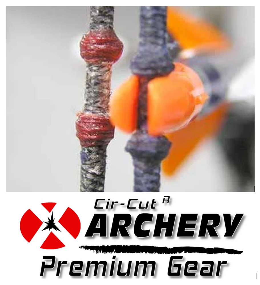 TIE ON BOWSTRING NOCK POINT SET Archery Bowstring RECURVE COMPOUND COLOR: red