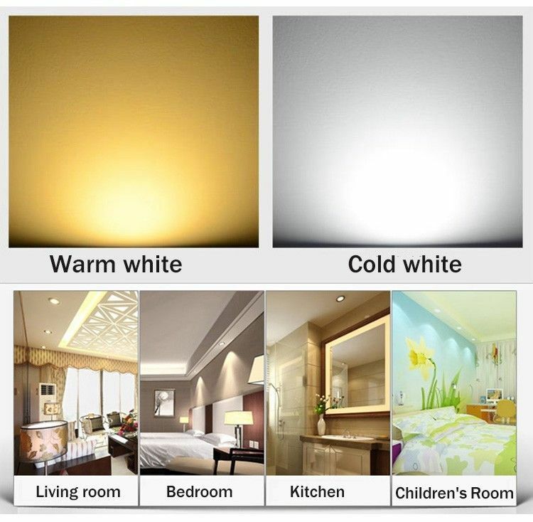 10PC LED Downlight 3W/4W/5W Dimmable Recessed Ceiling Panel Light Spotlight 110V