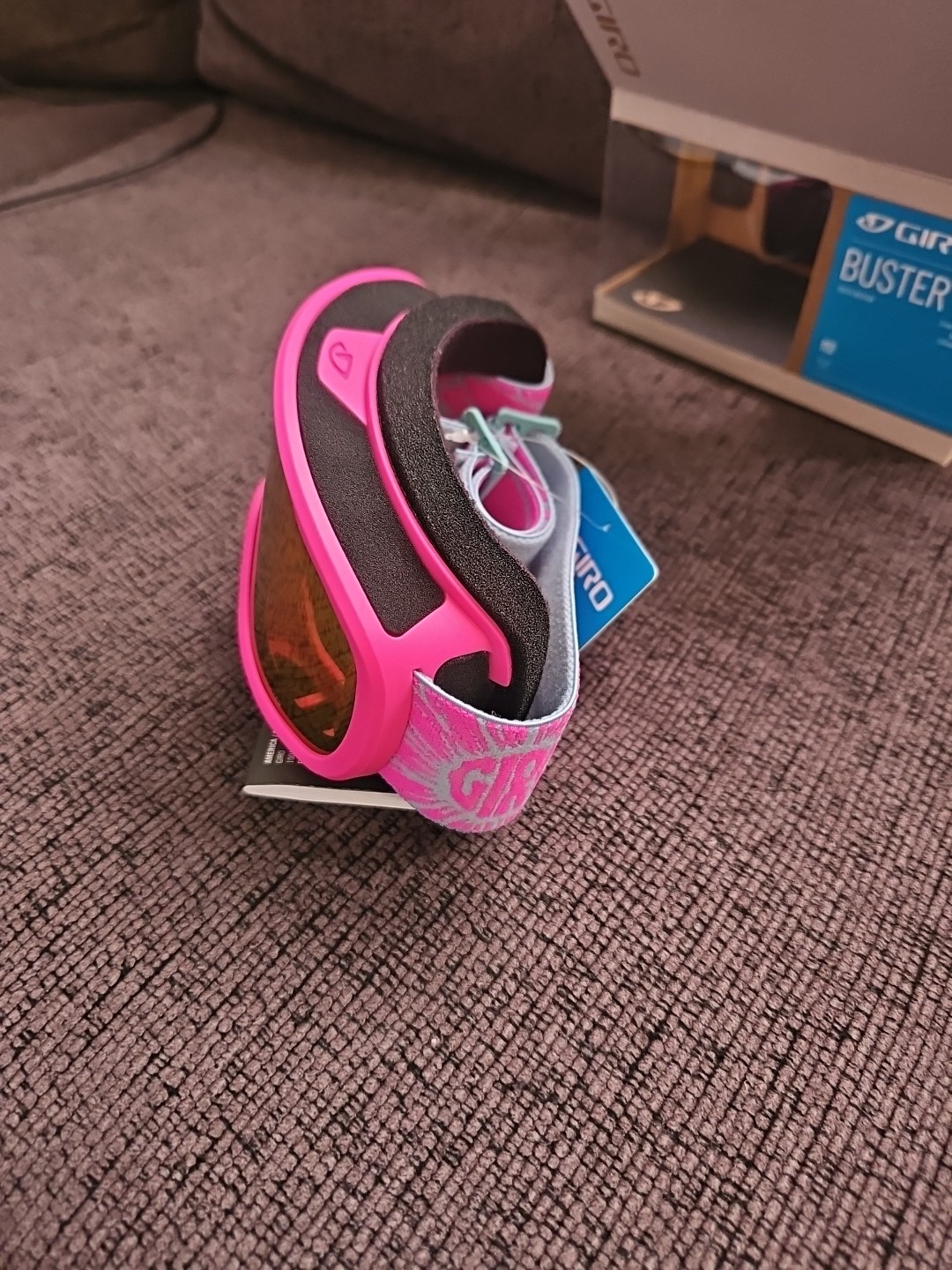 NEW Giro Buster Youth Medium Snow Sport Goggle Pink Bloom