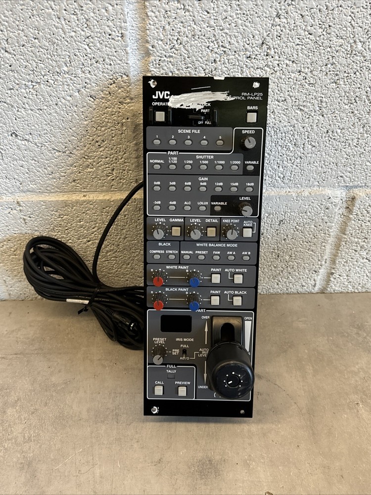 JVC RM-LP25U Camera Remote Control Unit Panel