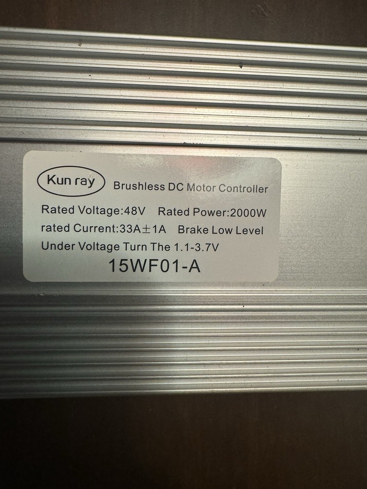 KUNRAY 48V 2000W 33A BRUSHLESS SPEED CONTROLLER