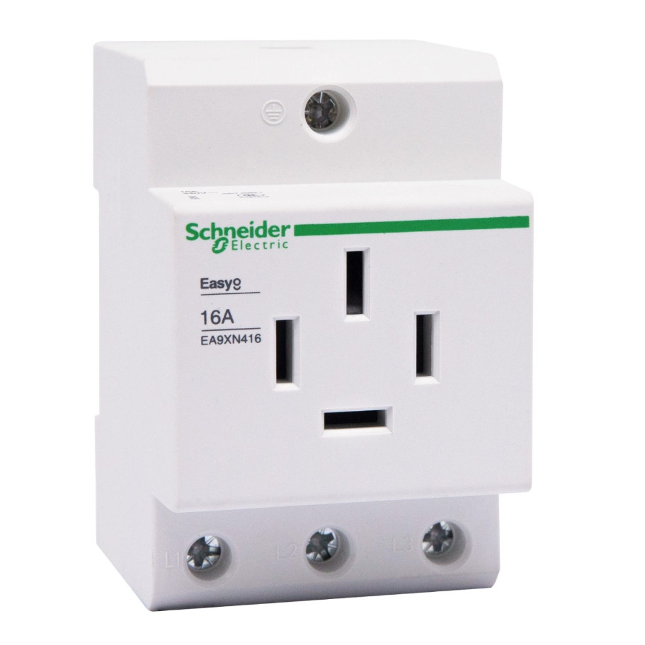 Schneider surface-mounted slide rail socket EA9XN416