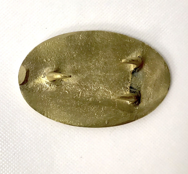 US Civil War Enlisted Belt Plate - Brass Oval US