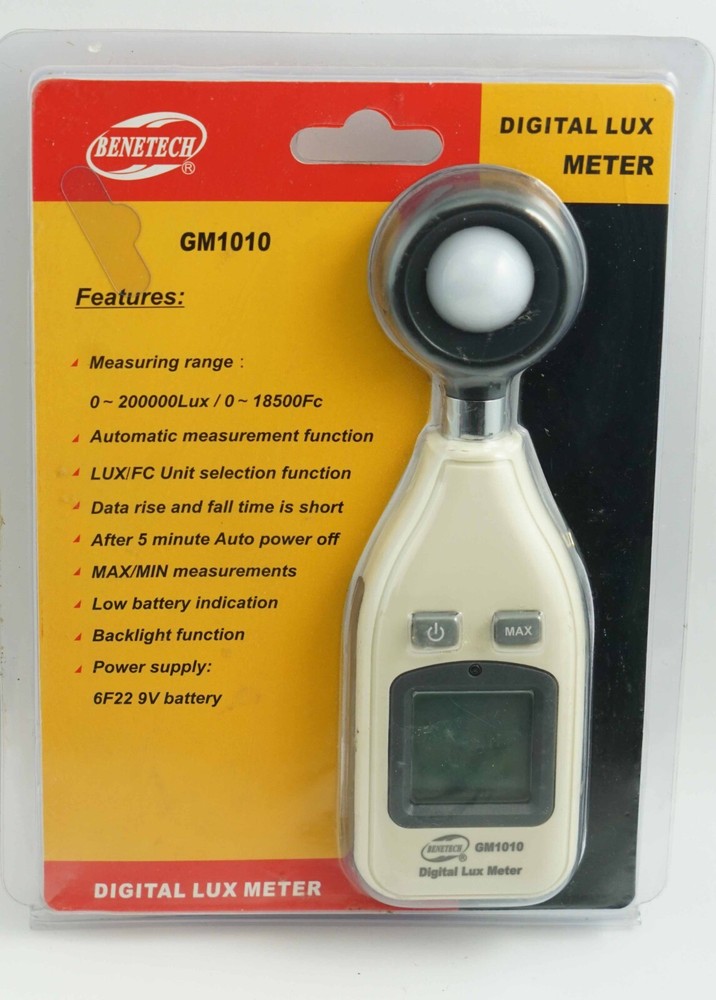 Benetech Digital Lux Meter GM1010