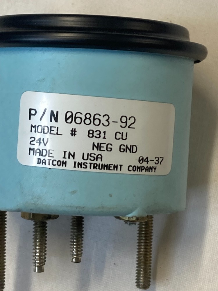 Datcon battery charge indicator model 831 part # 06863-92 24volt Clark USA