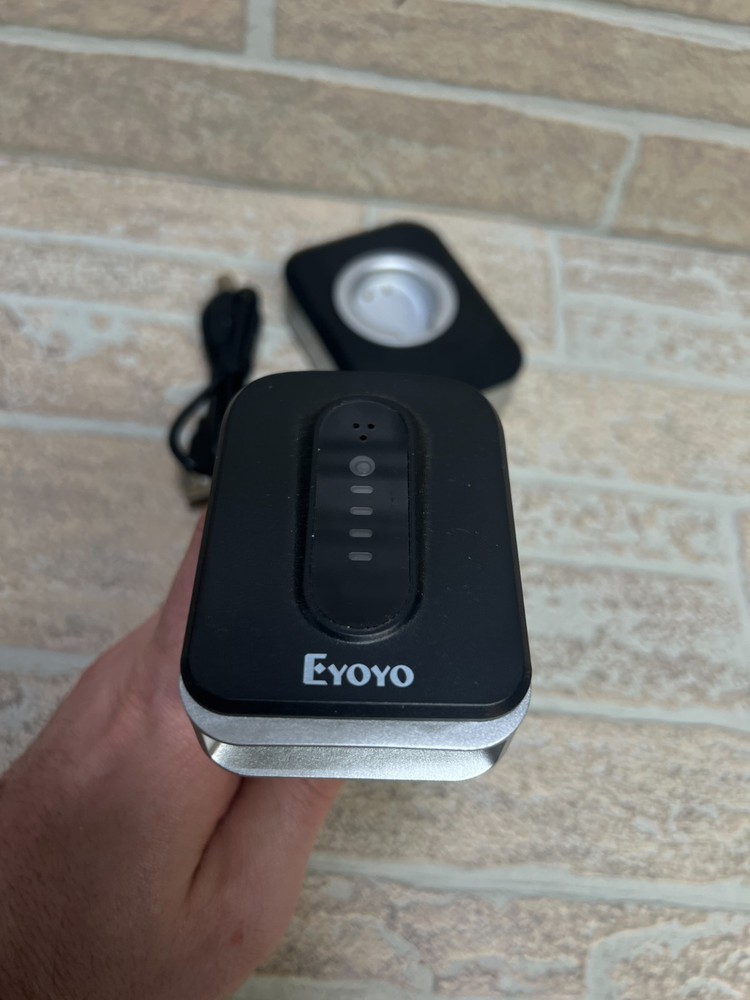 Eyoyo Wireless Bluetooth Portable Handheld Barcode Scanner EY-029 with Base