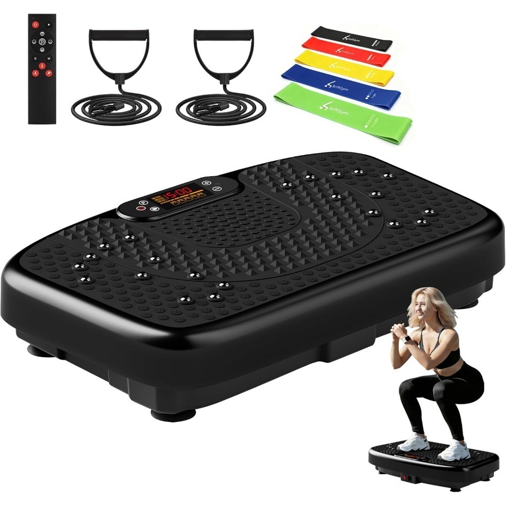 Vibration Plate Exercise Machine for Lymphatic Drainage Power Vibrate Stand