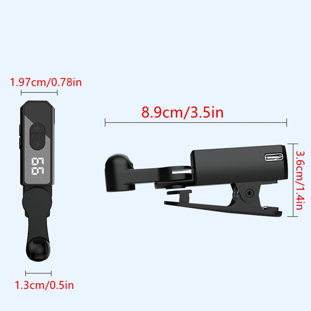 107 Speed Silent Phone Clicker 1-99 CPS Spatial Mapping Rechargeable Tapper