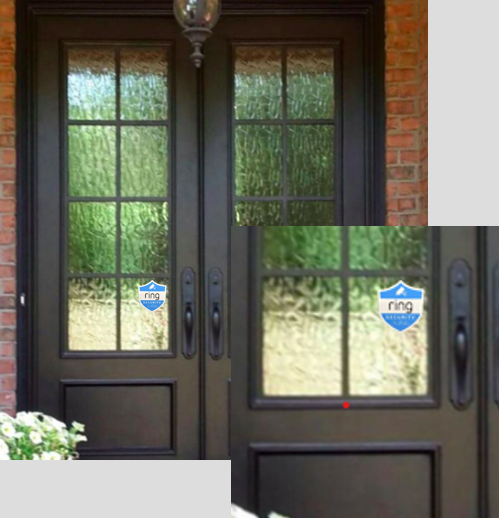 Ring Doorbell Decal Sticker Security Camera Door Window Decal