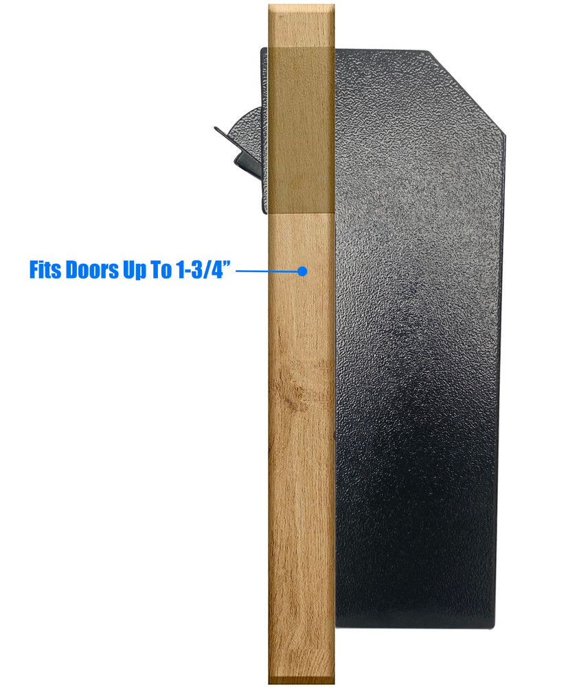 OPEN BOX Through the Door Locking Mail Drop Box, Theft Proof Payment Mailbox