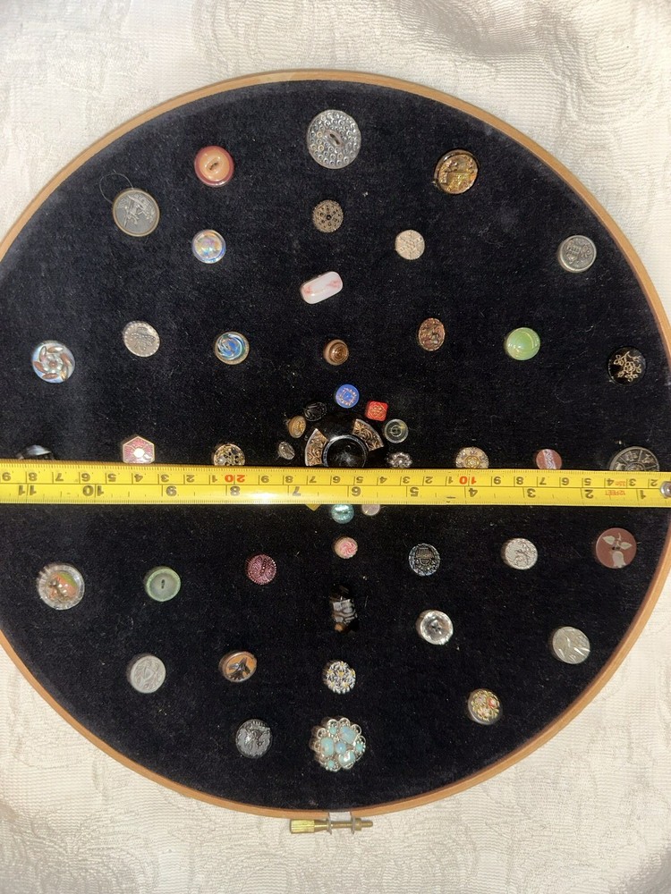 Antique Button Sampler