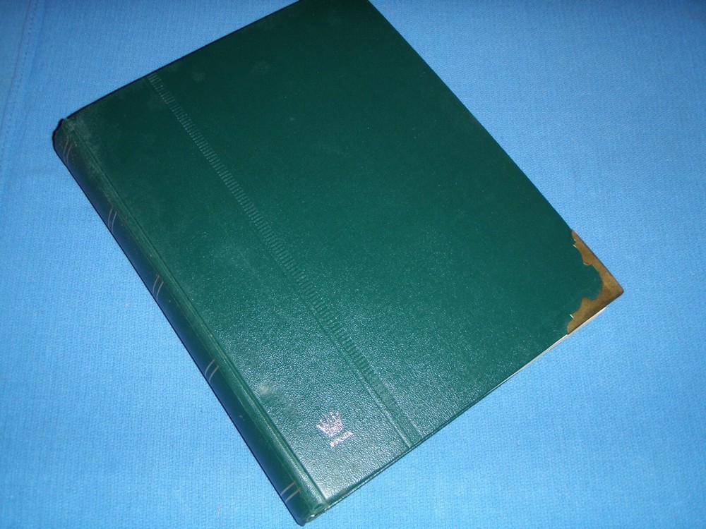 Green Importa Stock Book 20 double sided divided pages BlueLakeStamps Useful