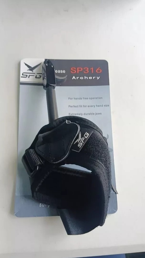 Archery Wrist Release Aid Trigger Adjustable Strap Caliper Compound Bow Hunting