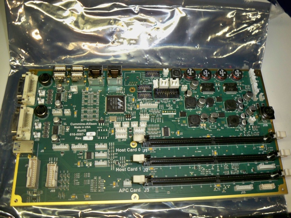 Cummins Allison 616-0087-01 Rev. G Circuit Board Untested