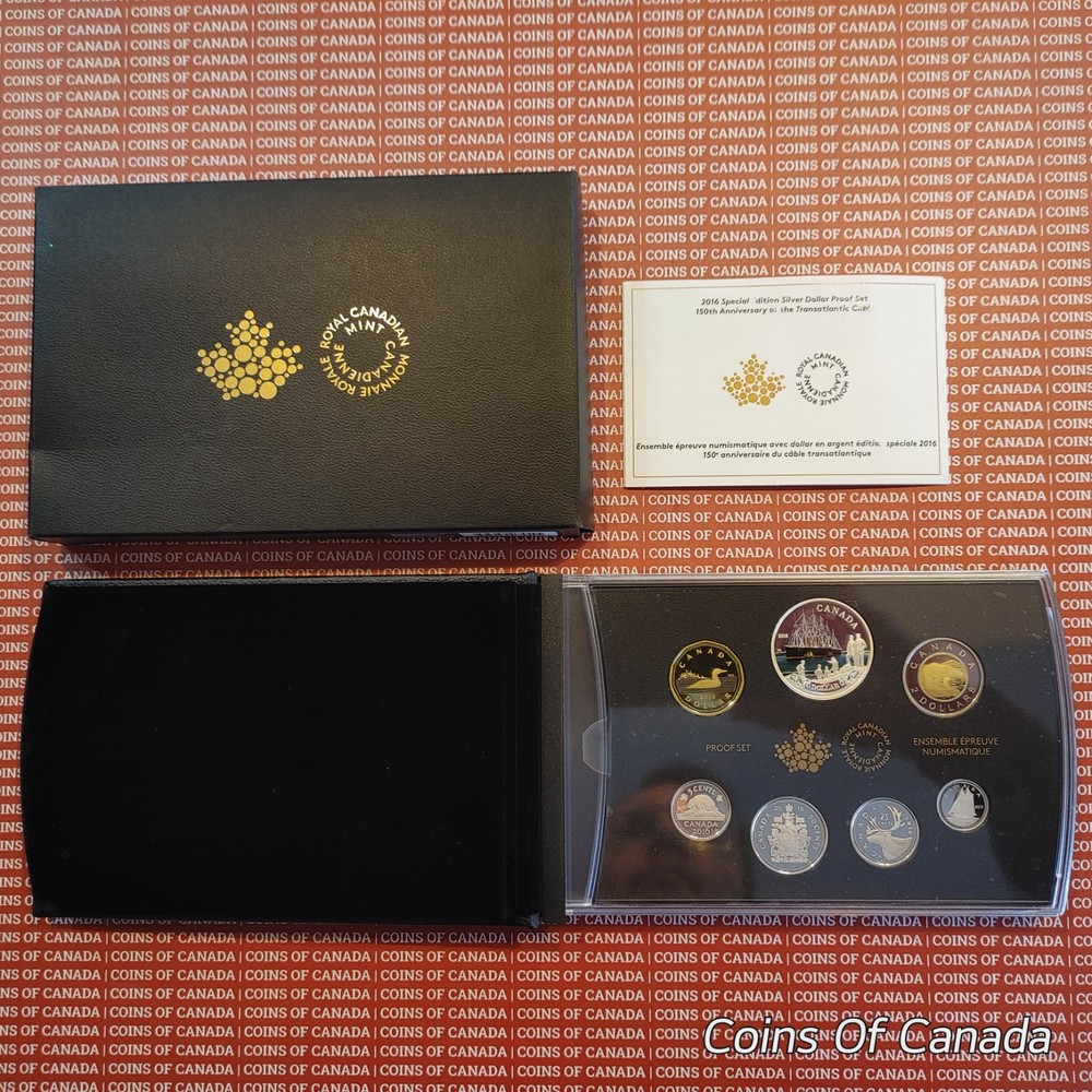 2016 Canada Special Edition Colored Silver Dollar Proof Set #coinsofcanada