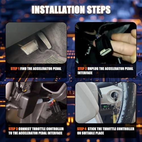 9 Drive Modes Throttle Response Controller - Smart Electronic Pedal for Dodge Je