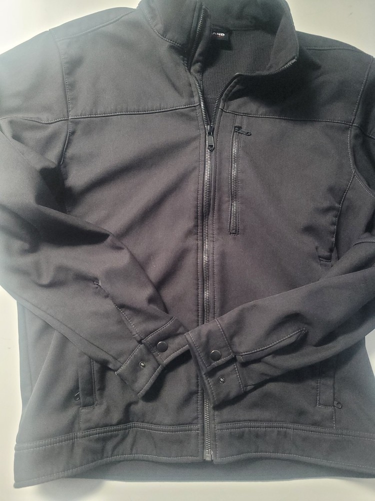 MENS KIRKLAND TRACK TOP JACKET MEDIUM BLACK