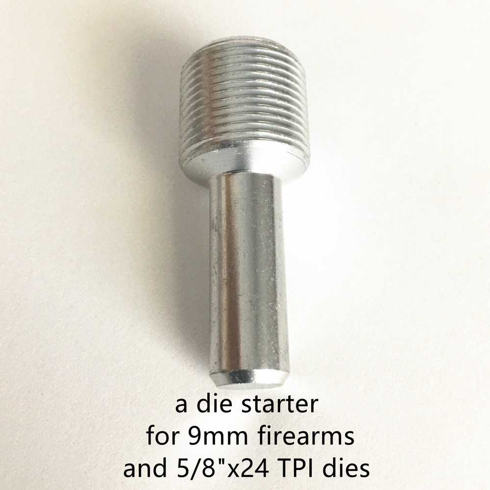 5/8-24 Threading Alignment Tool (TAT) Die Starter for 9mm