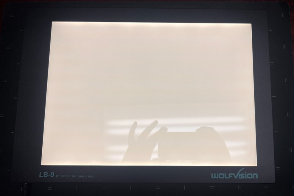 WolfVision Visualizer LightBox LB-9 With Original Packaging/Box!