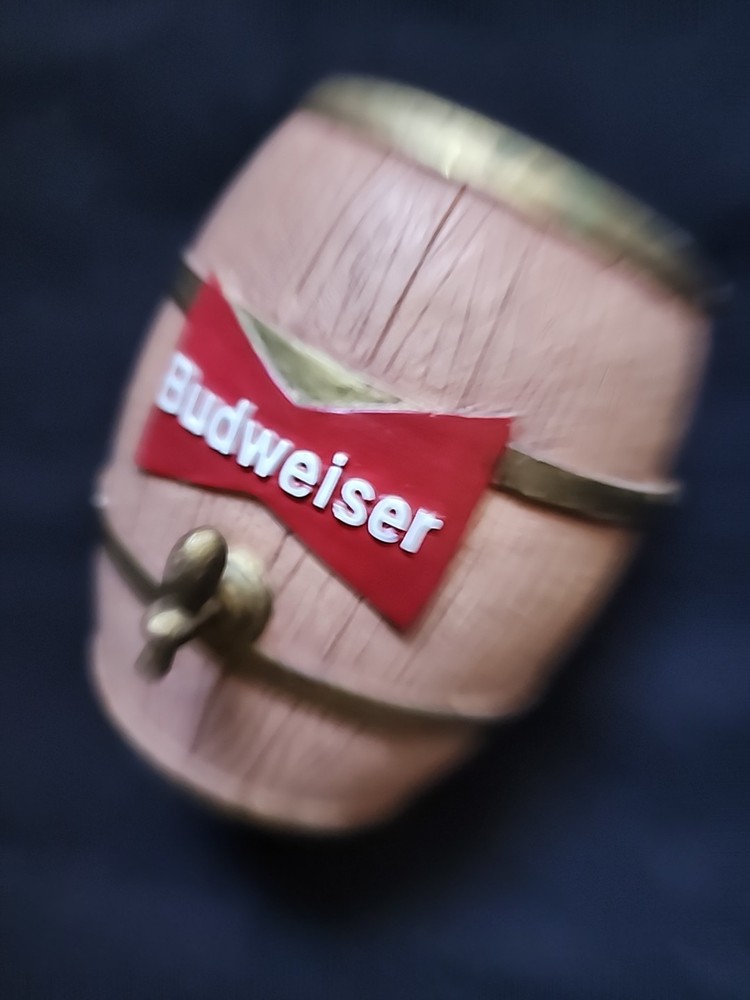 Ceramic Budweiser Tap Barrel
