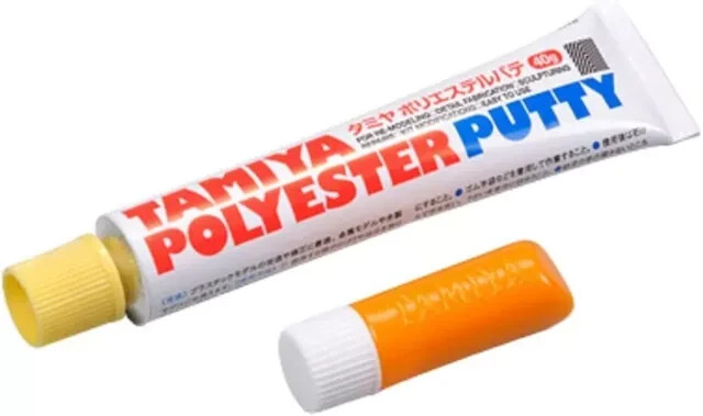 TAMIYA Polyester Putty 40g   (Basic Type) Adhesives - 87097 Japan Import