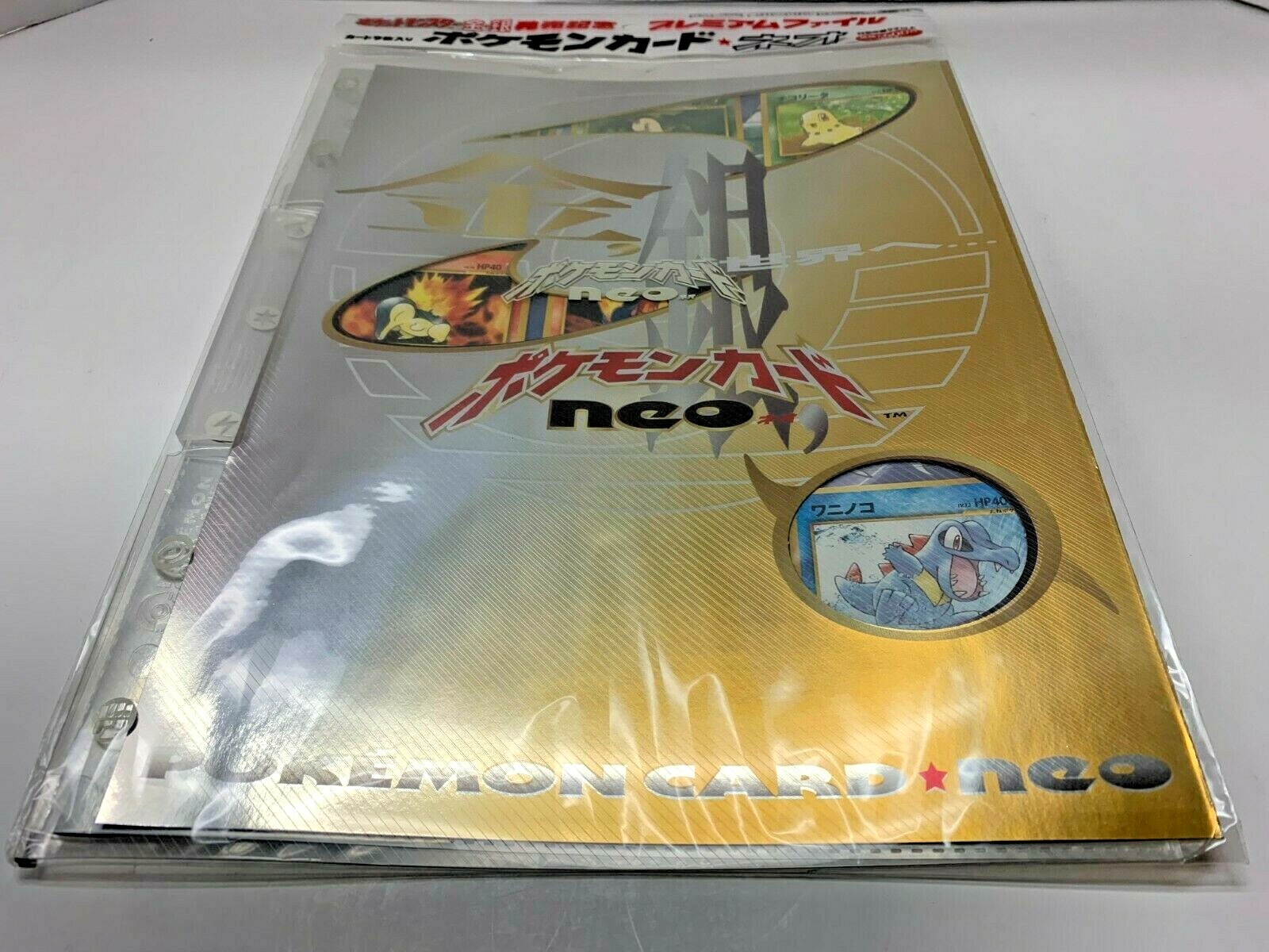 1999 POKEMON NEO GENESIS SERIES 1 BINDER 9 CARD JAPANESE HOLO PROMO FILE NEW U.S
