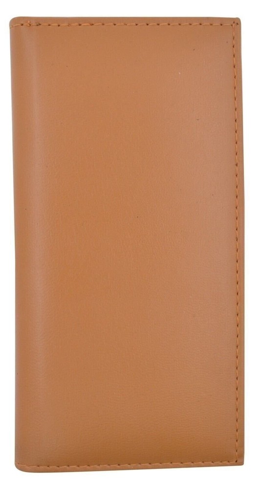 Basic Checkbook Cover TAN NEW