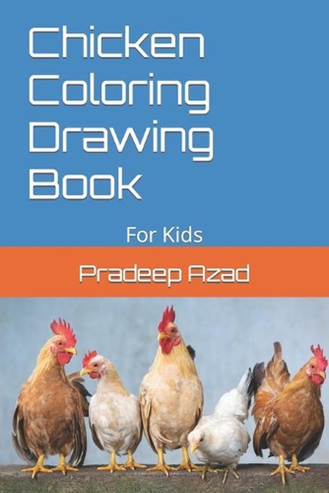 Chicken Coloring Drawing Book