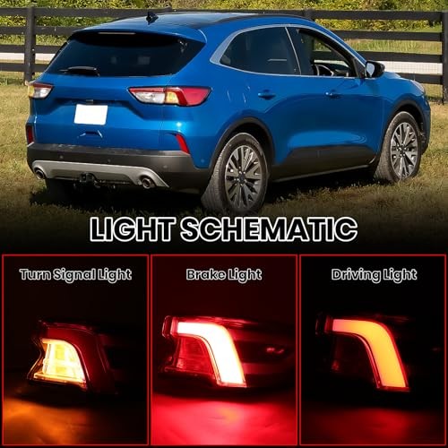 Tail Light Assembly Compatible with Right Passenger Side For 2020-2022 Outer