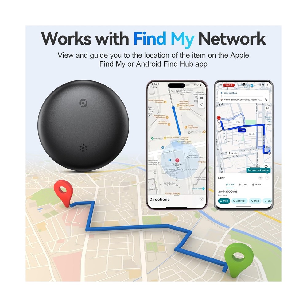 Air Tracker Tags for Android or iOS, Dual System Air Smart Tags-4 P... Fast Ship