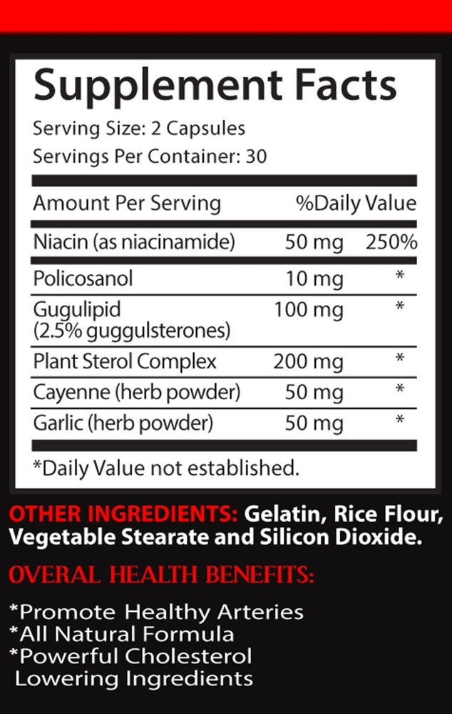 Immune support - CHOLESTEROL RELIEF FORMULA - cholesterol garlic - 2B