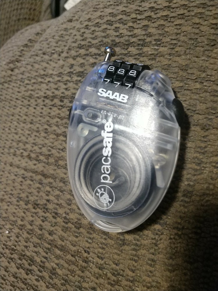 Saab Accessory PacSafe 3-Digit Combination Lock