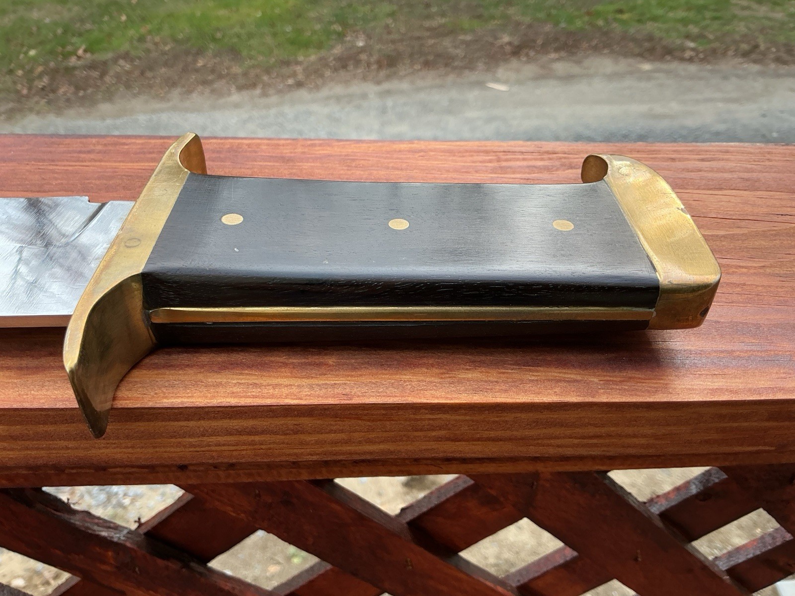 Vintage Antique Bowie knife rosewood handle custom USA