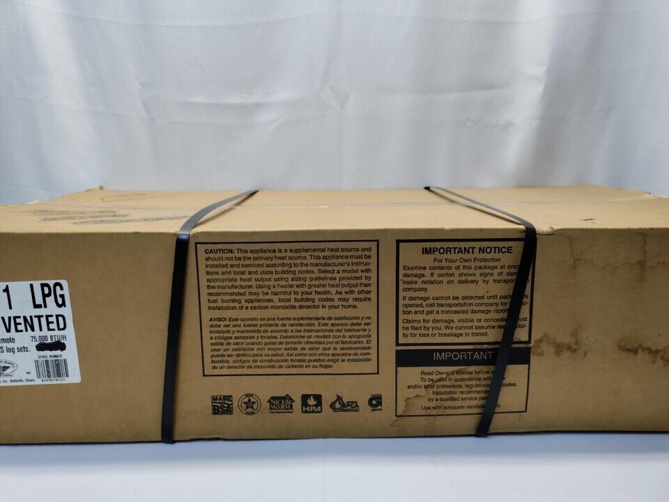 Empire Comfort Systems VSR30LP 30 in. Millivolt Control Slope Glaze Burner, LPG
