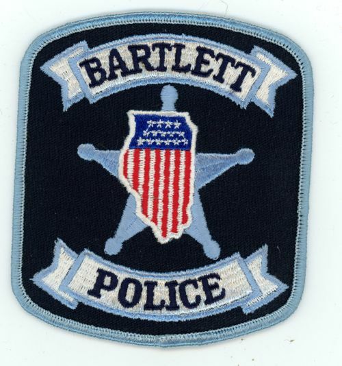 ILLINOIS IL BARTLETT POLICE NICE SHOULDER PATCH SHERIFF
