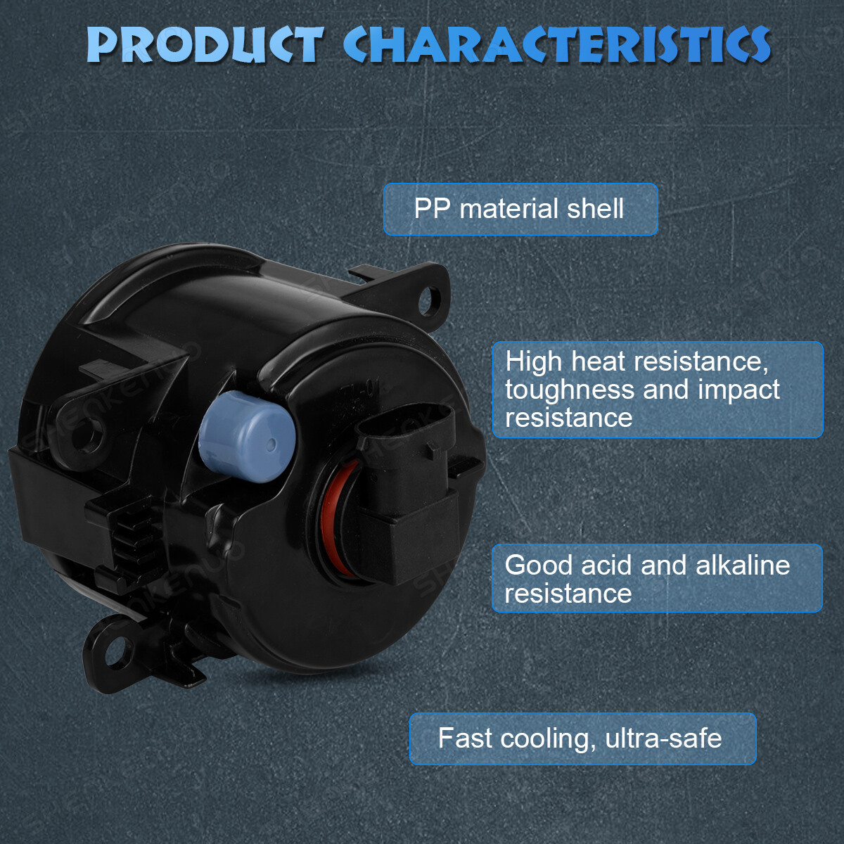 Pair Fog Lights Fit For 2007-2014 Chevy Tahoe Avalanche Suburban GMC With Bulbs