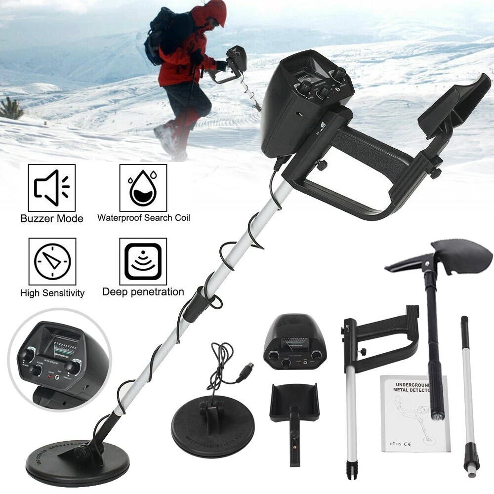 Waterproof LCD Metal Detectors Gold Digger Deep Sensitive Hunter Coil Searcher