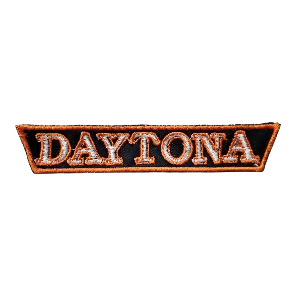 Daytona Patch. Sew On. 4"x .75"