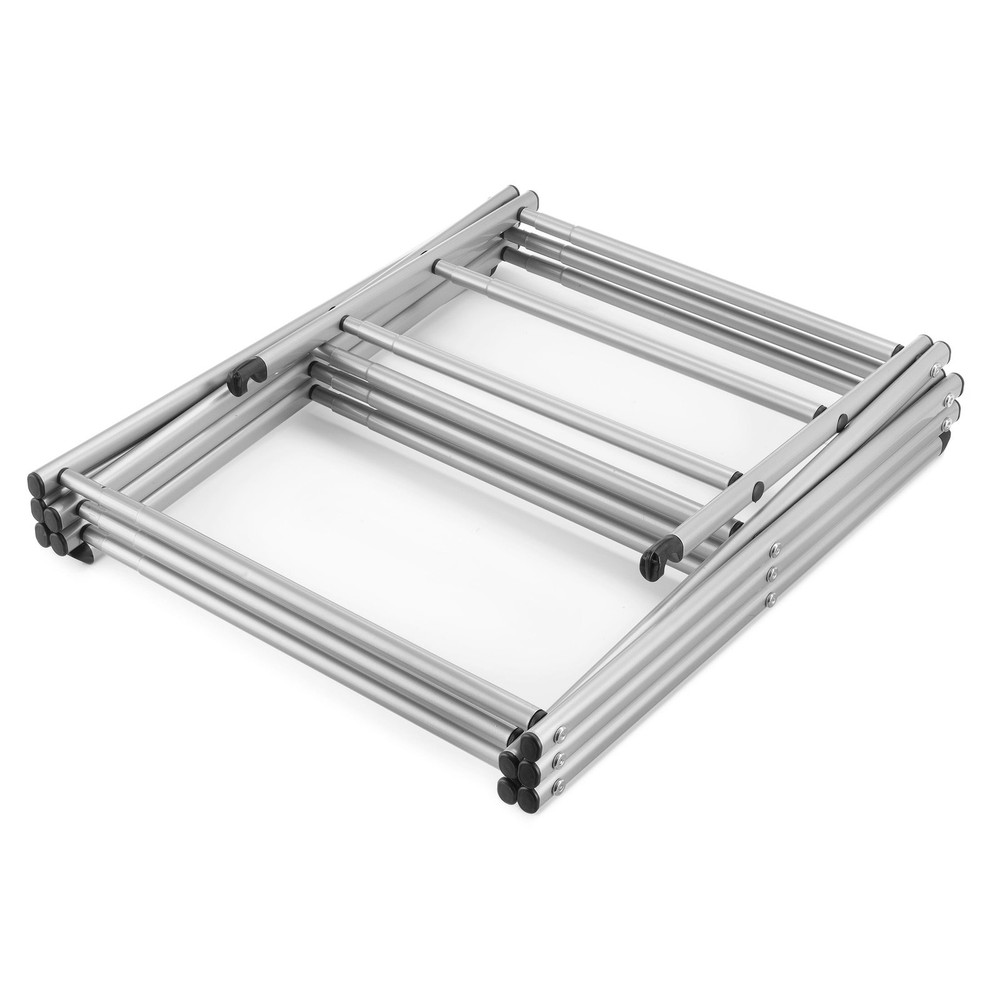 Expandable Drying Rack Silver