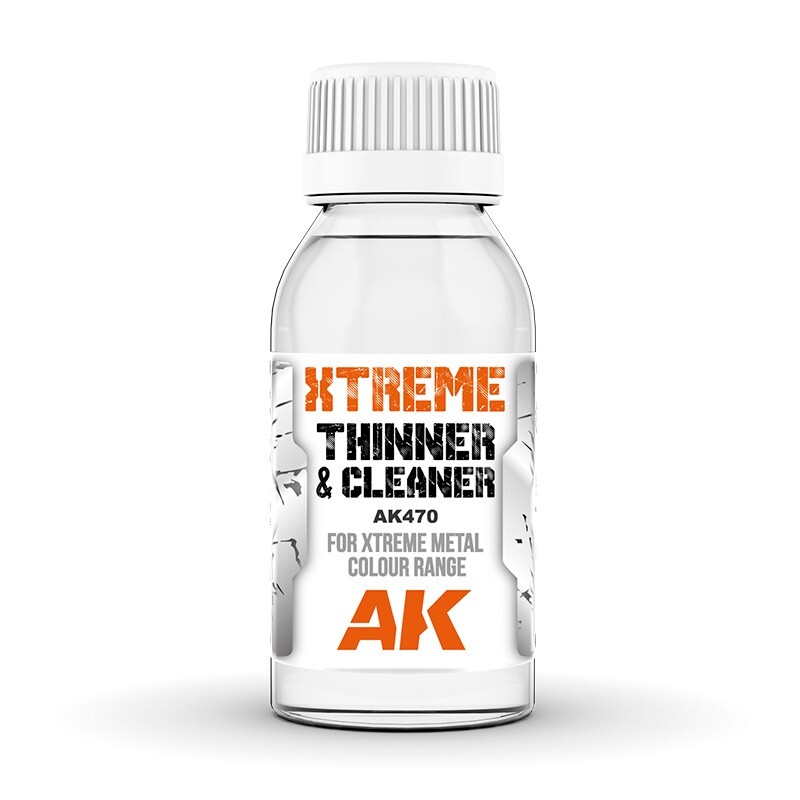 AK Interactive Xtreme Cleaner & Thinner For Xtreme Metal Colour Range