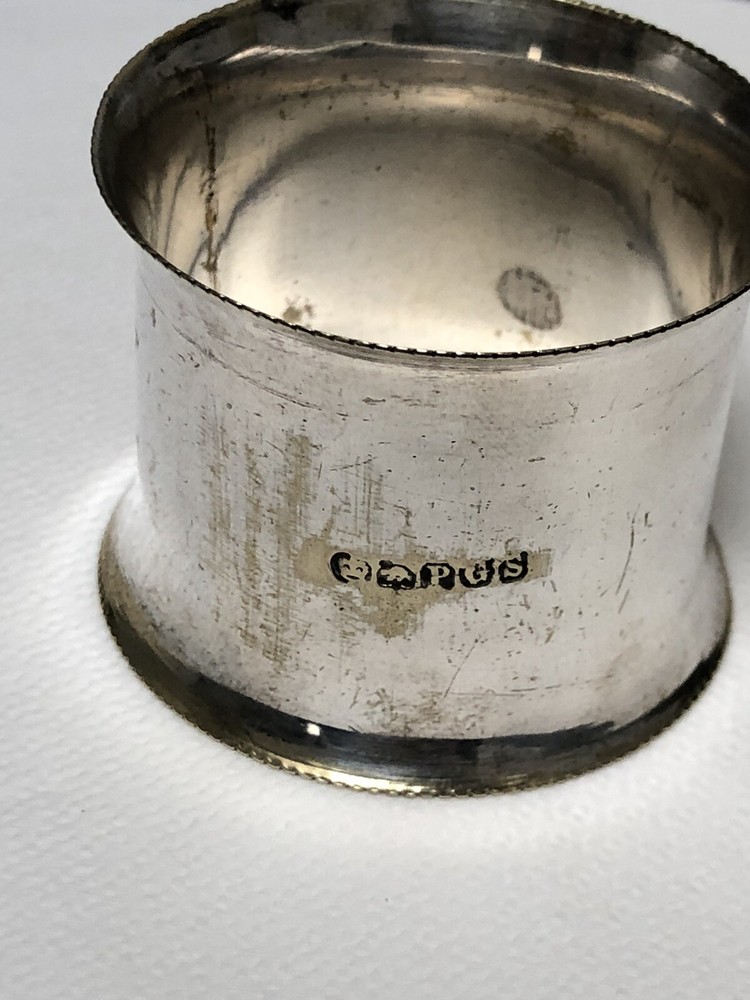 Sterling Silver Napkin Ring Hallmarked 23.7gr