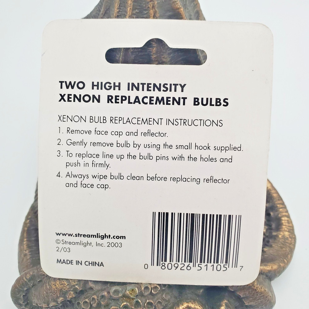 Twin Task Streamlight Flashlight Xenon Replacement Bulbs 2-Cell Lithuim