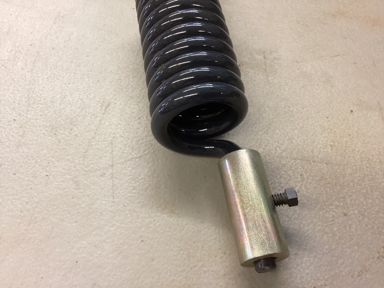 Weld On Hydraulic Hose Saver Clamp Spring Keeper 5/8 Hose OD Heavy Equipment...