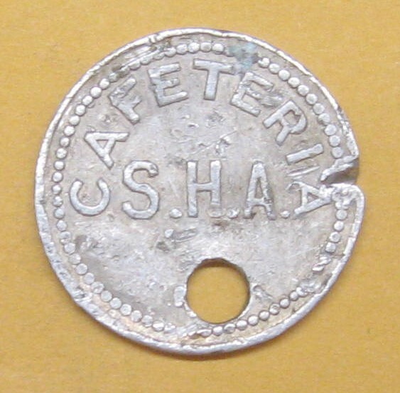 S.H.A. Cafeteria Token Take a Look