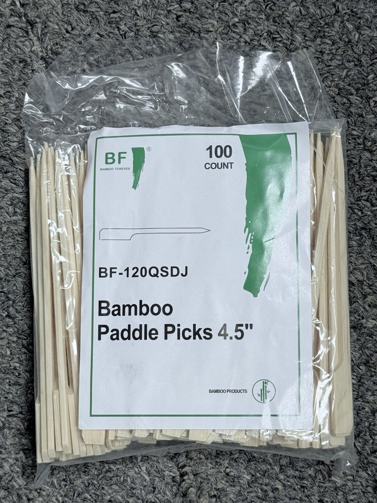 4.5” Bamboo Paddle Sticks (1000)