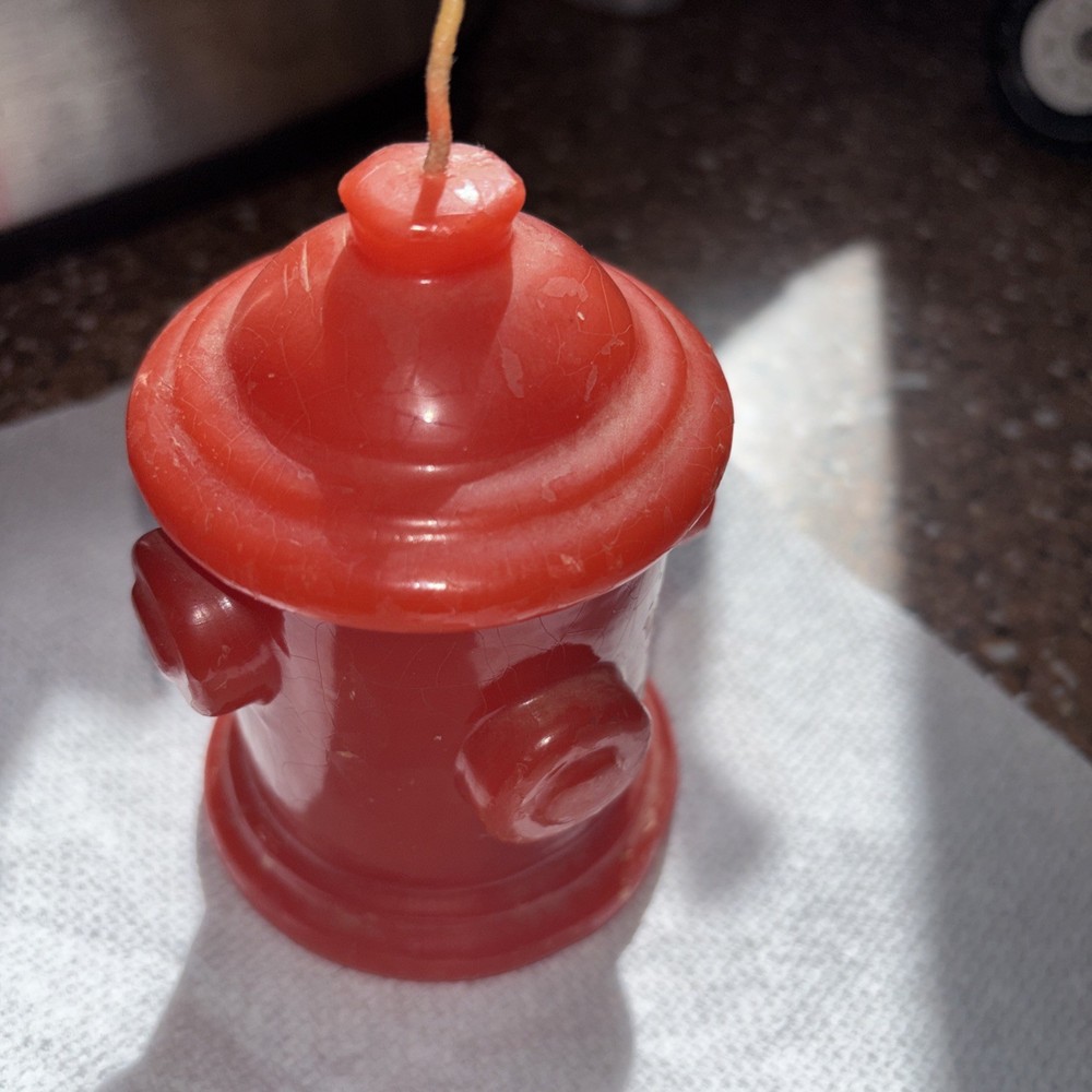 Fire Hydrant Candle