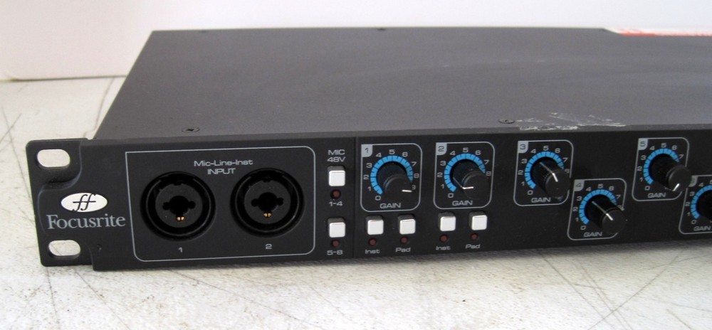 Focusrite Saffire Pro 40 Firewire Audio Interface Professional 20 In/Out