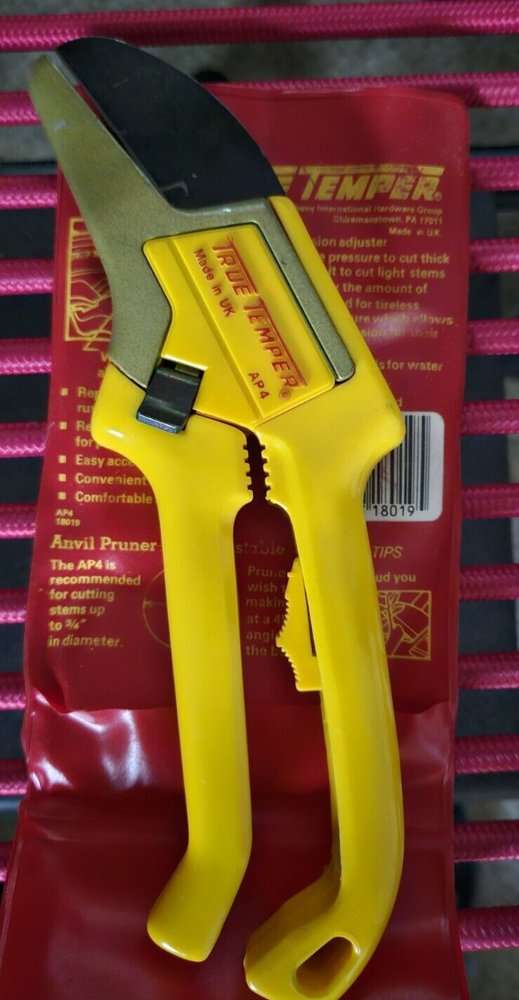 True Temper AP4 Adjustable Anvil Hand Pruner MADE IN UK