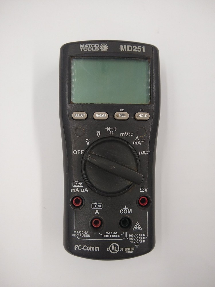 MATCO BASIC DIGITAL MULTIMETER MD251