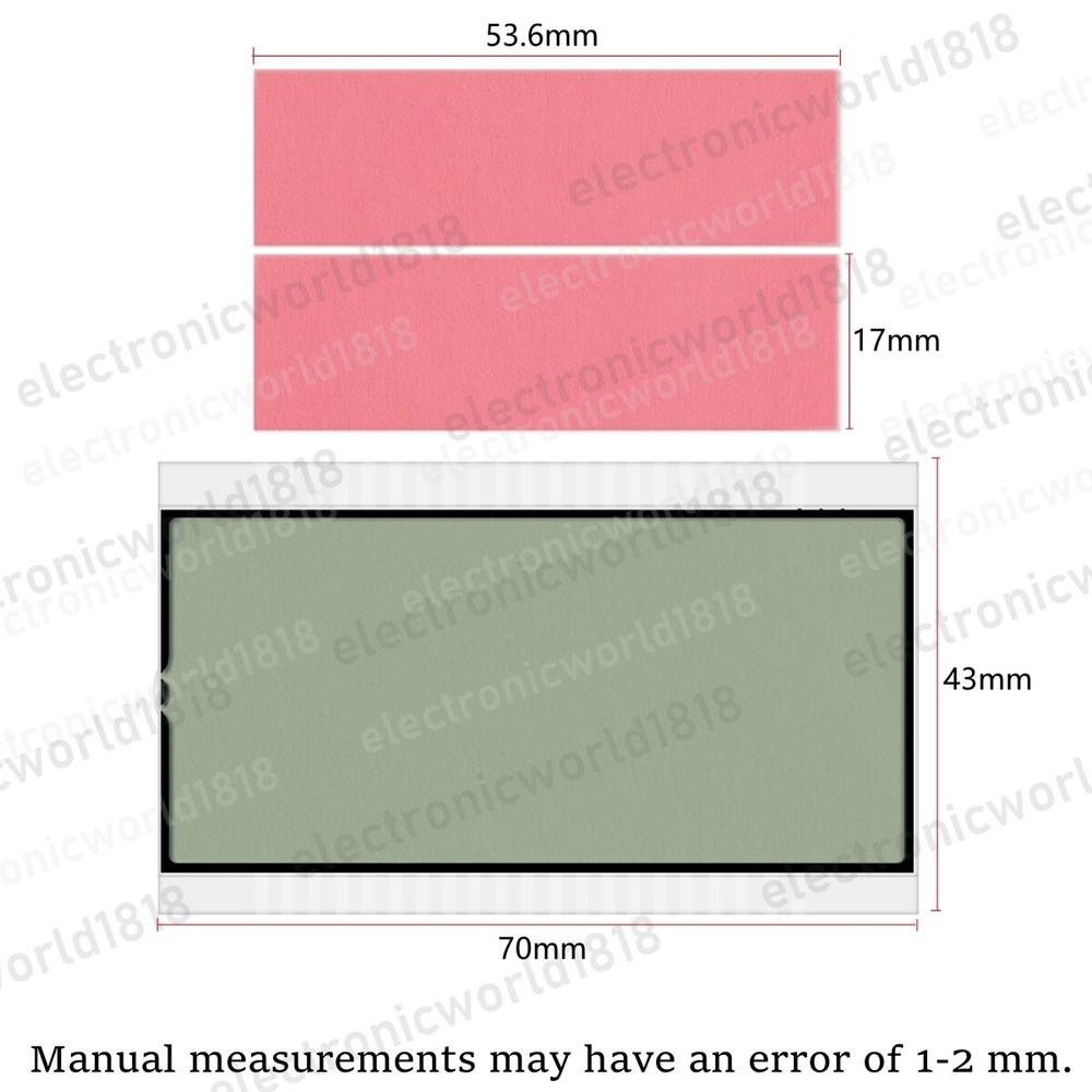 Screen For Fluke 79III 79-3 Handheld Digital Multimeters LCD Display Replacement